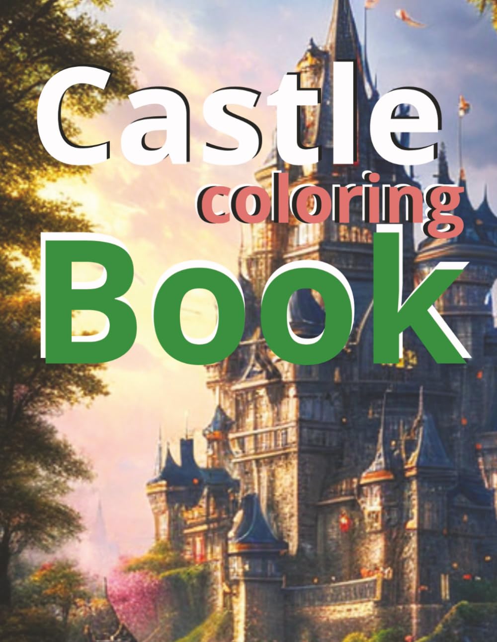 Castle Coloring Book: A Magical Collection of Fairy Tale Castles to Color book cover