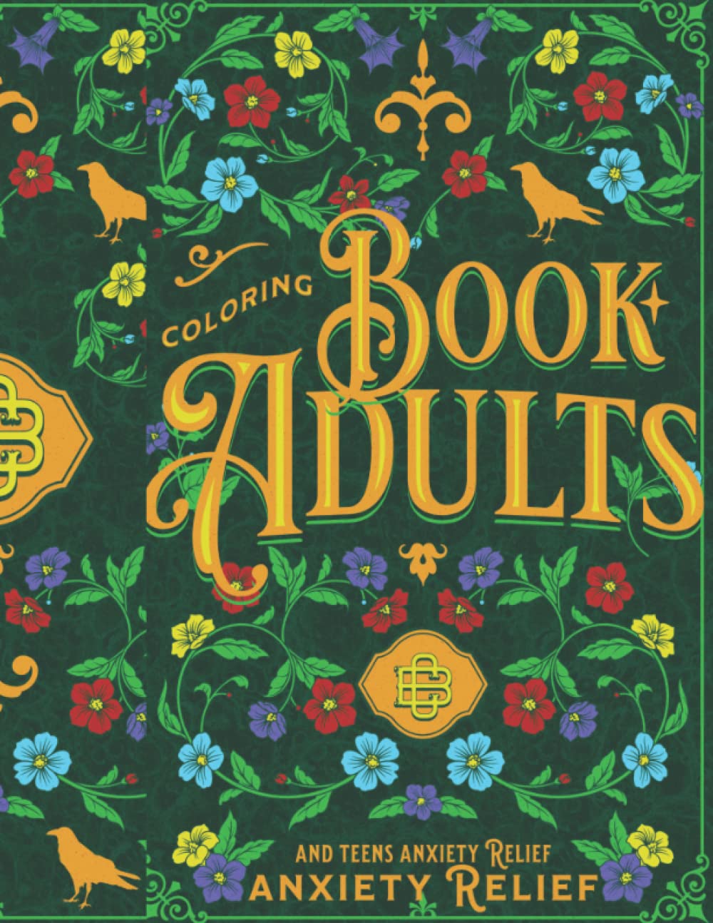 Coloring Book For Adult And Teens Anxiety Relief book cover