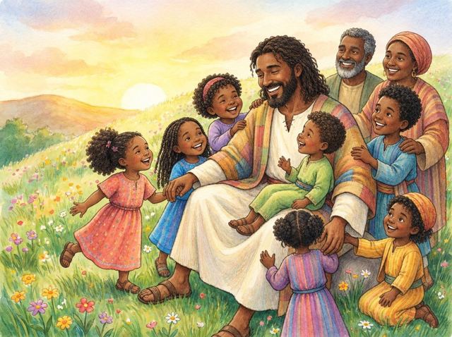 Jesus and the children, Heritage Edition